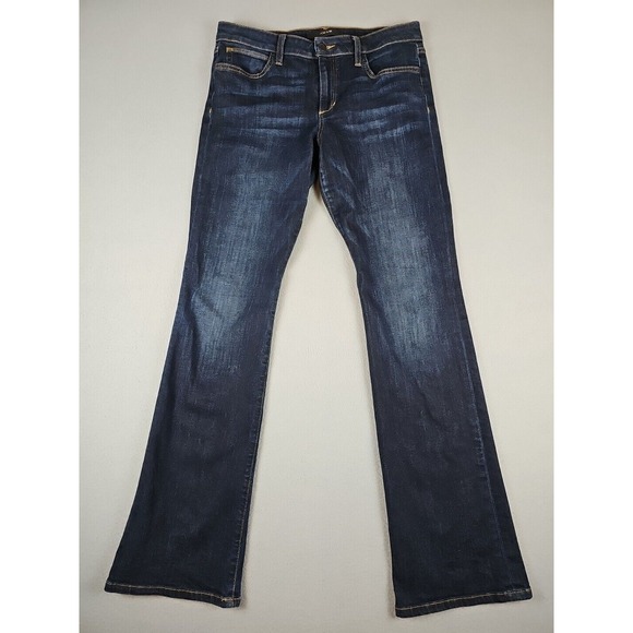 Joe's Jeans Womens Size 31x33 The Honey Curvy Bootcut Jeans Rikki Wash Dark Blue - Picture 1 of 16